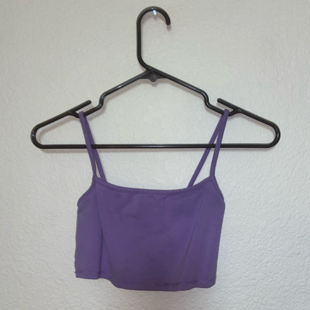 Purple Crop Top